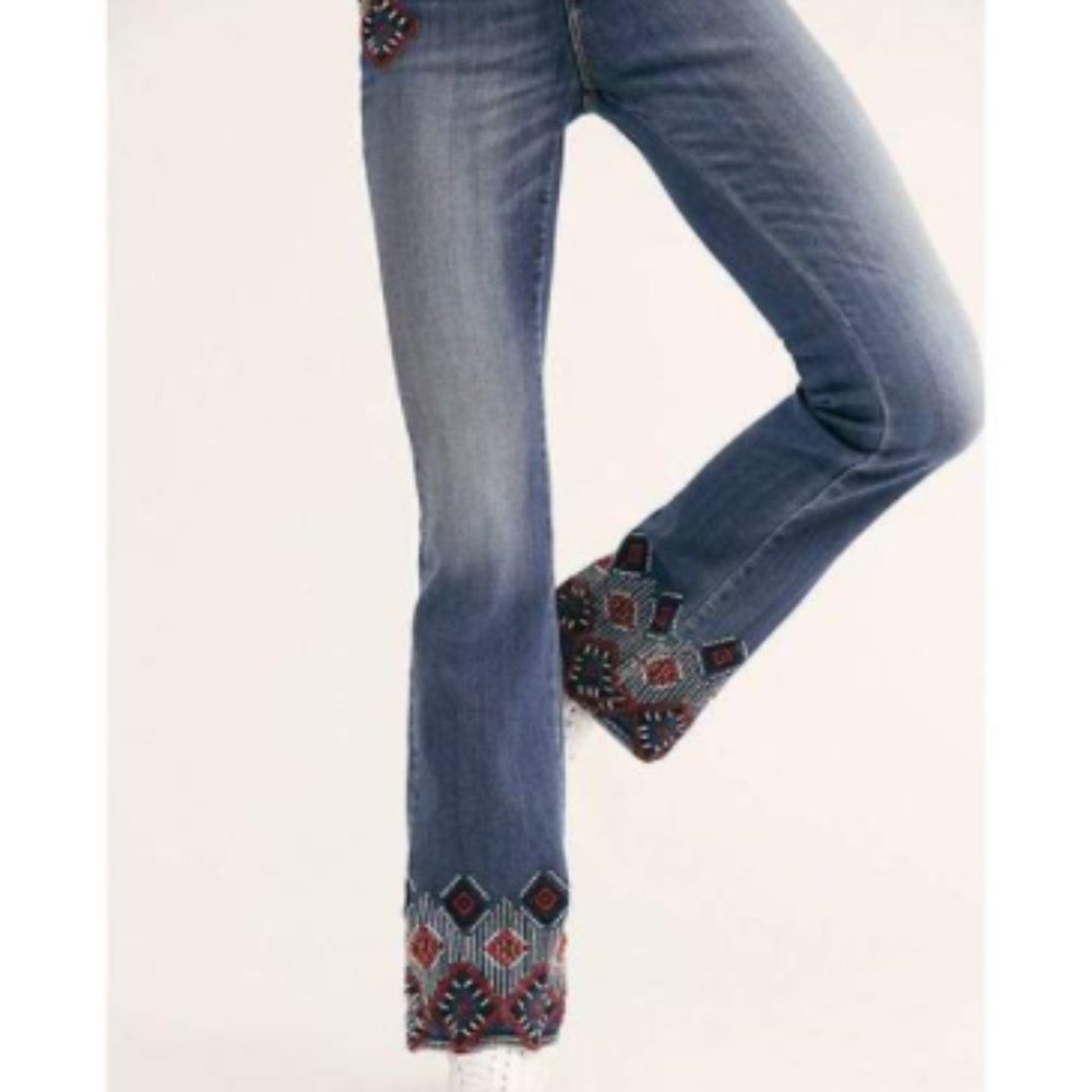 DRIFTWOOD Isabel High Rise Flare Jeans Size 24R/00